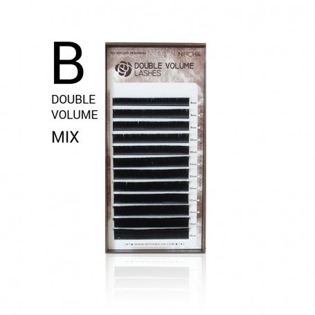 Neicha DOUBLE VOLUME Lashes B-curl MIX