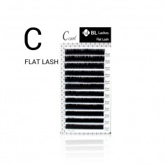 BL Lashes Flat Lash C-curl