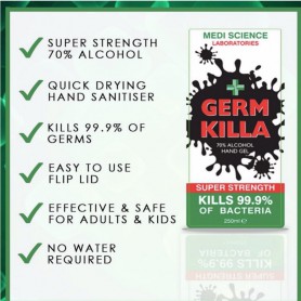 Germ Killa Álcool em Gel 70%