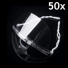 Transparent mouth mask (Transparent) - 50 pieces