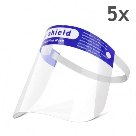 Face Shield with foam - 5 pieces