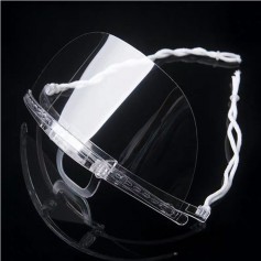 Transparent mouth mask (Transparent) - 5 pieces