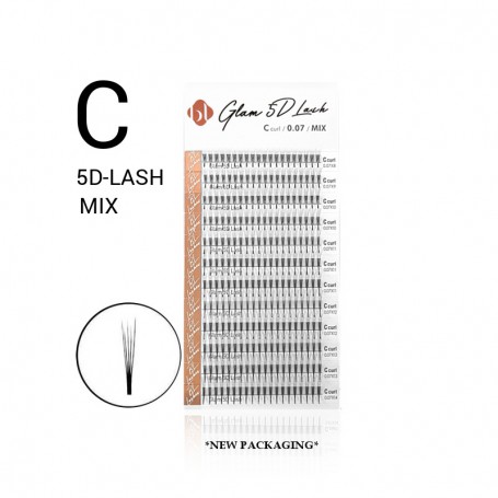 BL LASHES 5D-LASH C MIX